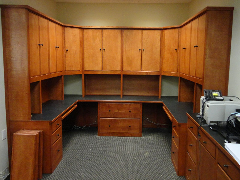 We create office built-ins and other custom furnitures to keep organized and productive
